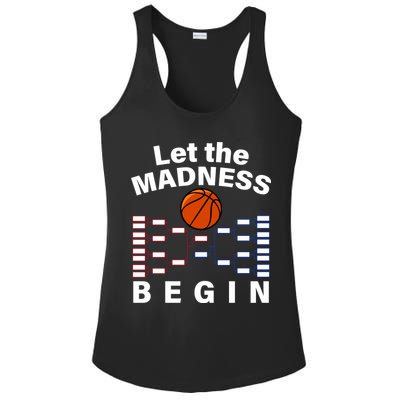 Let The Madness Begin Ladies PosiCharge Competitor Racerback Tank