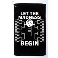 Let The Madness Begin College Basketball Golf Towel