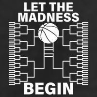 Let The Madness Begin College Basketball Golf Towel