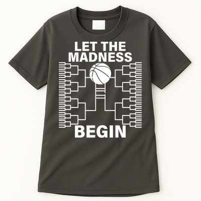 Let The Madness Begin College Basketball Tall T-Shirt
