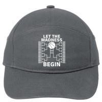 Let The Madness Begin College Basketball 7-Panel Snapback Hat