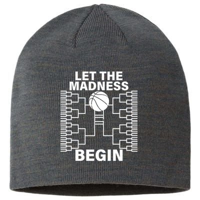 Let The Madness Begin College Basketball Sustainable Beanie