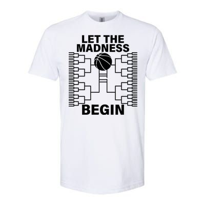 Let The Madness Begin College Basketball Softstyle® CVC T-Shirt