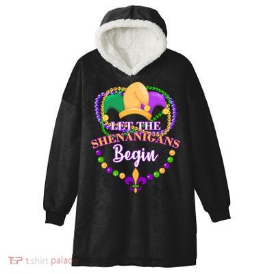 Let the shenanigans begin Hooded Wearable Blanket