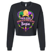 Let the shenanigans begin Cropped Pullover Crew