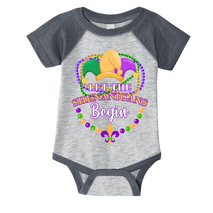 Let the shenanigans begin Infant Baby Jersey Bodysuit