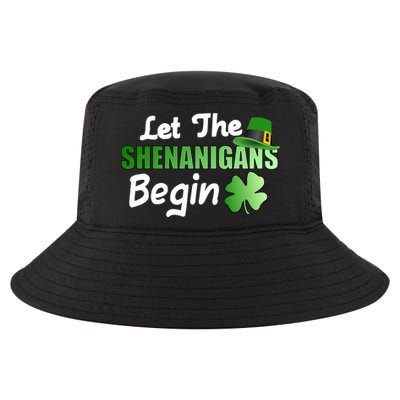 Let The Shenanigans Begin Funny St Patty Cool Comfort Performance Bucket Hat