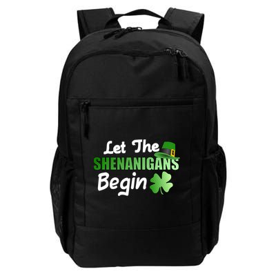 Let The Shenanigans Begin Funny St Patty Backpack
