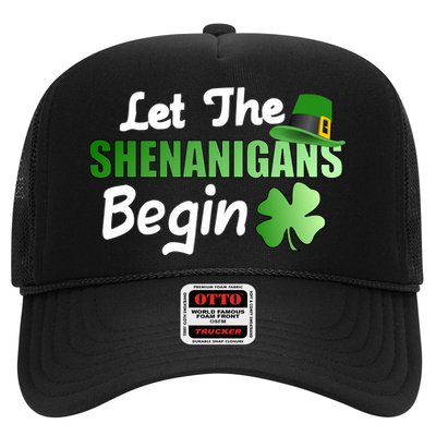 Let The Shenanigans Begin Funny St Patty Trucker Hat