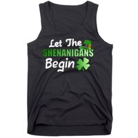 Let The Shenanigans Begin Funny St Patty Tank Top