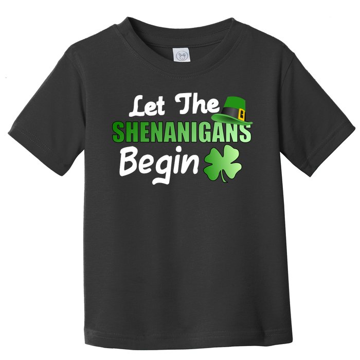 Let The Shenanigans Begin Funny St Patty Toddler T-Shirt