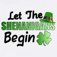 Let The Shenanigans Begin Funny St Patty Garment-Dyed Sweatshirt