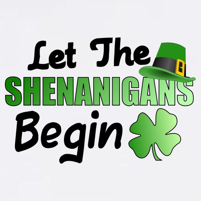 Let The Shenanigans Begin Funny St Patty Garment-Dyed Sweatshirt