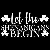 Let The Shenanigans BeginSt Pattys Day Party Apron