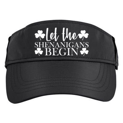 Let The Shenanigans BeginSt Pattys Day Party Adult Drive Performance Visor