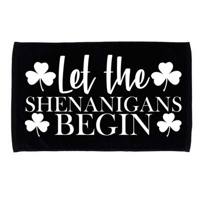 Let The Shenanigans BeginSt Pattys Day Party Microfiber Hand Towel