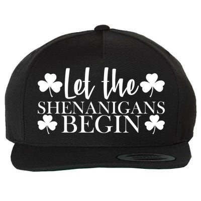 Let The Shenanigans BeginSt Pattys Day Party Wool Snapback Cap