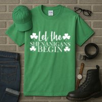 Let The Shenanigans BeginSt Pattys Day Party Tall T-Shirt