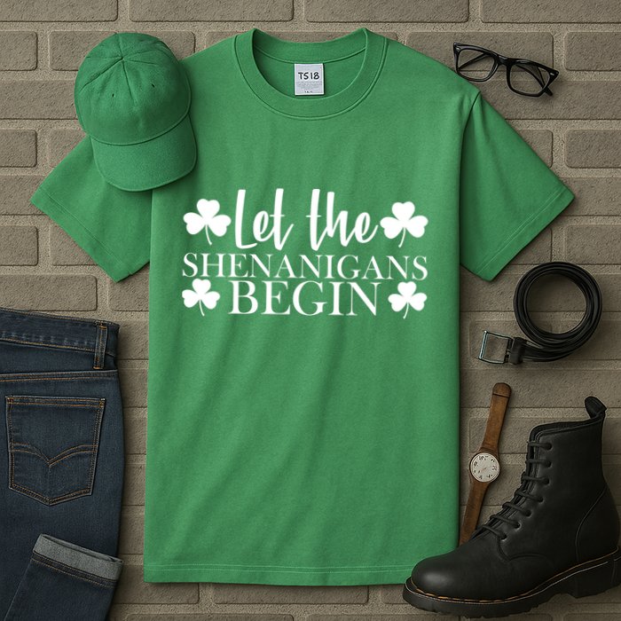 Let The Shenanigans BeginSt Pattys Day Party Tall T-Shirt
