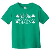 Let The Shenanigans BeginSt Pattys Day Party Toddler T-Shirt