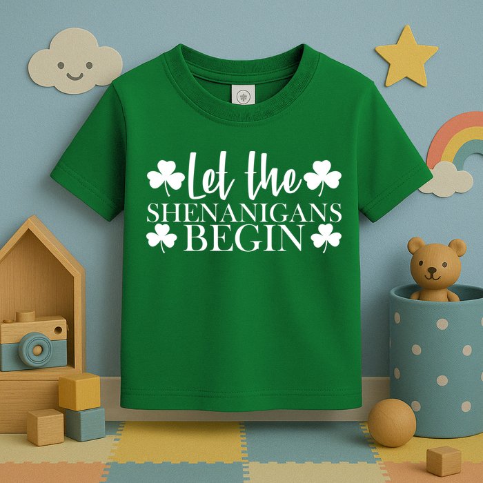 Let The Shenanigans BeginSt Pattys Day Party Toddler T-Shirt