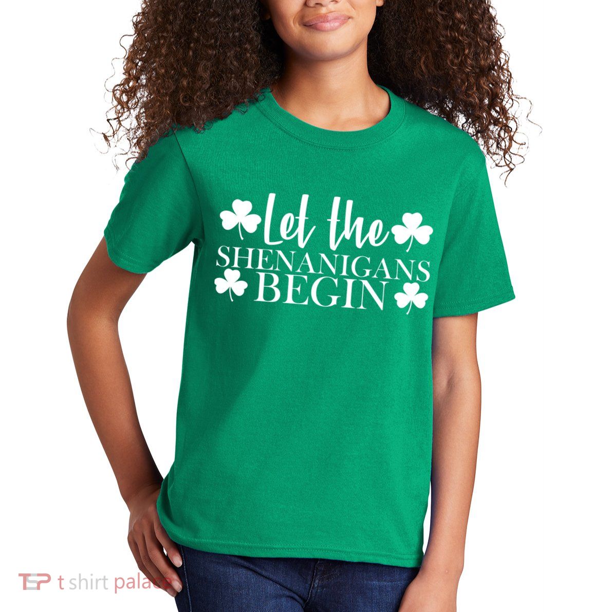 Let The Shenanigans BeginSt Pattys Day Party Kids T-Shirt