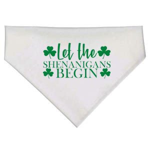 Let The Shenanigans BeginSt Pattys Day Party USA-Made Doggie Bandana