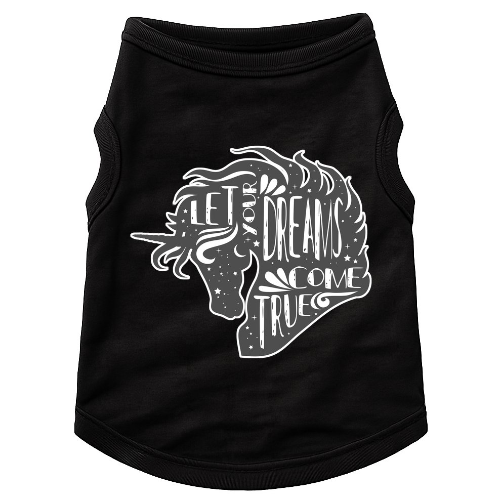 Let Your Dreams Come True Unicorn Doggie Tank