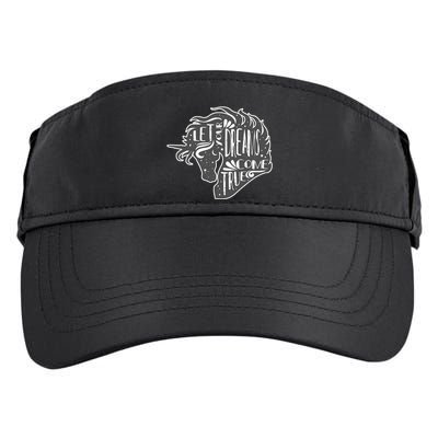 Let Your Dreams Come True Unicorn Adult Drive Performance Visor