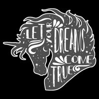 Let Your Dreams Come True Unicorn 16 in Basic Backpack