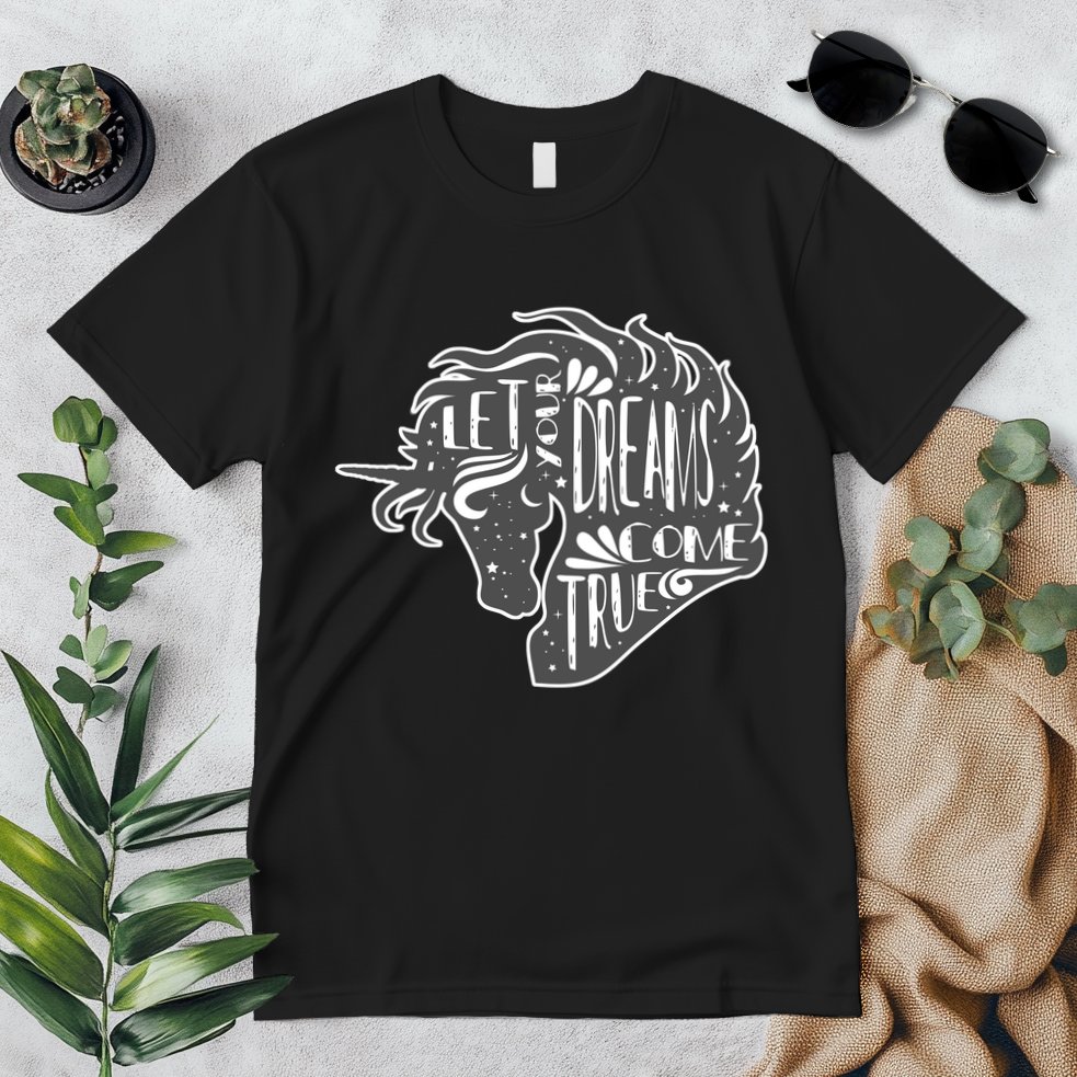 Let Your Dreams Come True Unicorn Premium T-Shirt
