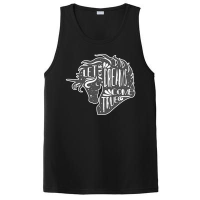 Let Your Dreams Come True Unicorn PosiCharge Competitor Tank