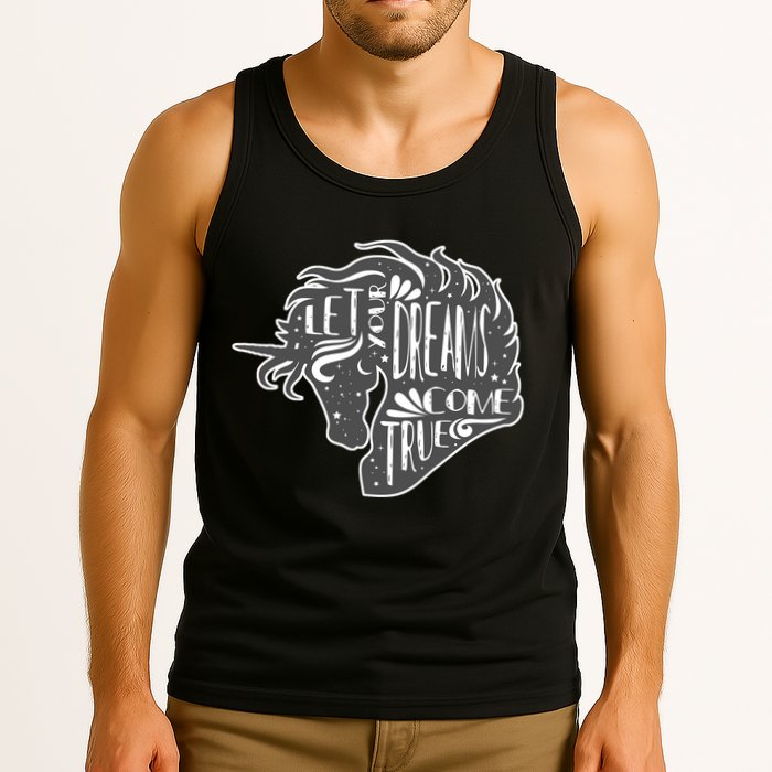 Let Your Dreams Come True Unicorn Tank Top