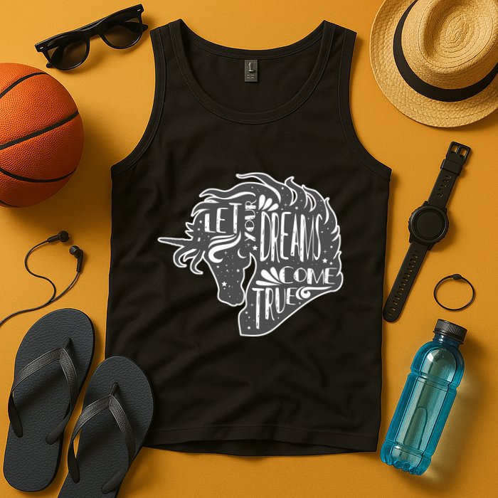 Let Your Dreams Come True Unicorn Tank Top