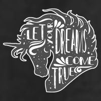 Let Your Dreams Come True Unicorn Golf Towel