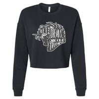 Let Your Dreams Come True Unicorn Cropped Pullover Crew