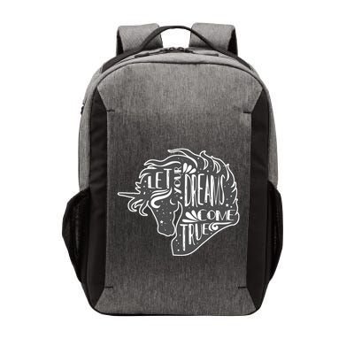Let Your Dreams Come True Unicorn Vector Backpack