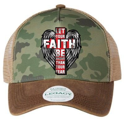 Let Your Faith Be Bigger Than Your Fear Legacy Tie Dye Trucker Hat