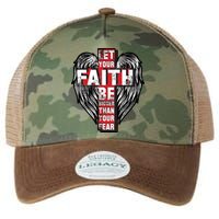 Let Your Faith Be Bigger Than Your Fear Legacy Tie Dye Trucker Hat