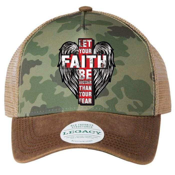 Let Your Faith Be Bigger Than Your Fear Legacy Tie Dye Trucker Hat