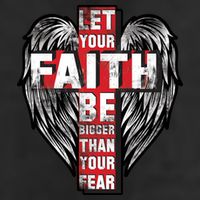 Let Your Faith Be Bigger Than Your Fear Cool Comfort Performance Bucket Hat