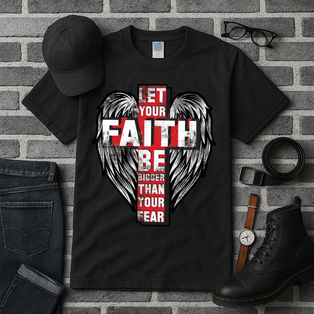 Let Your Faith Be Bigger Than Your Fear Tall T-Shirt