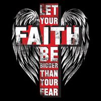 Let Your Faith Be Bigger Than Your Fear Short Acrylic Beanie