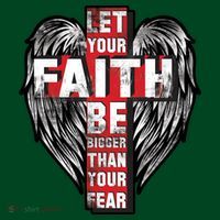 Let Your Faith Be Bigger Than Your Fear Mousepad