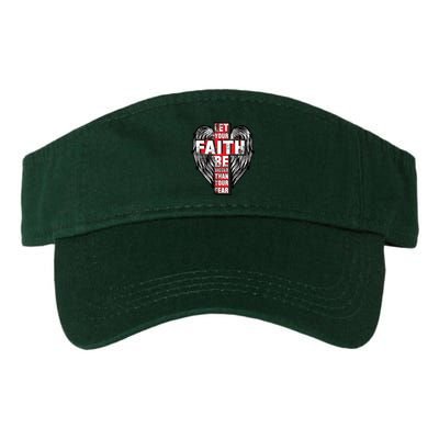 Let Your Faith Be Bigger Than Your Fear Visor