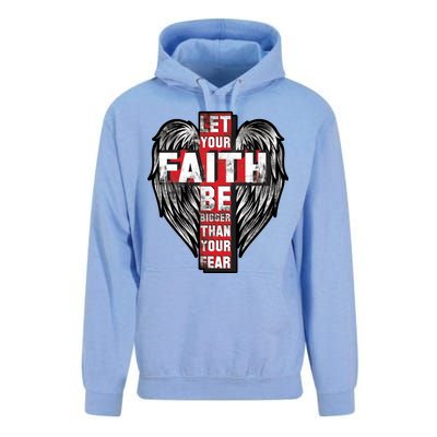 Let Your Faith Be Bigger Than Your Fear Unisex Surf Hoodie