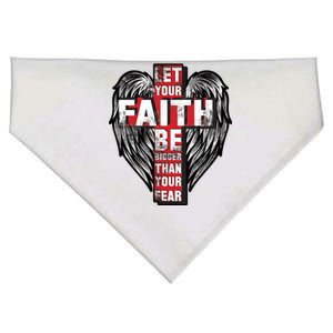 Let Your Faith Be Bigger Than Your Fear USA-Made Doggie Bandana