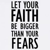 Let Your Faith Be Bigger Than Your Fears Garment-Dyed Sweatshirt
