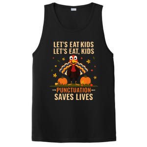 LetS Eat Turkey Funny Teacher Thanksgiving Dinner PosiCharge Competitor Tank