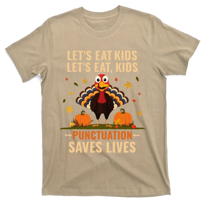 LetS Eat Turkey Funny Teacher Thanksgiving Dinner T-Shirt